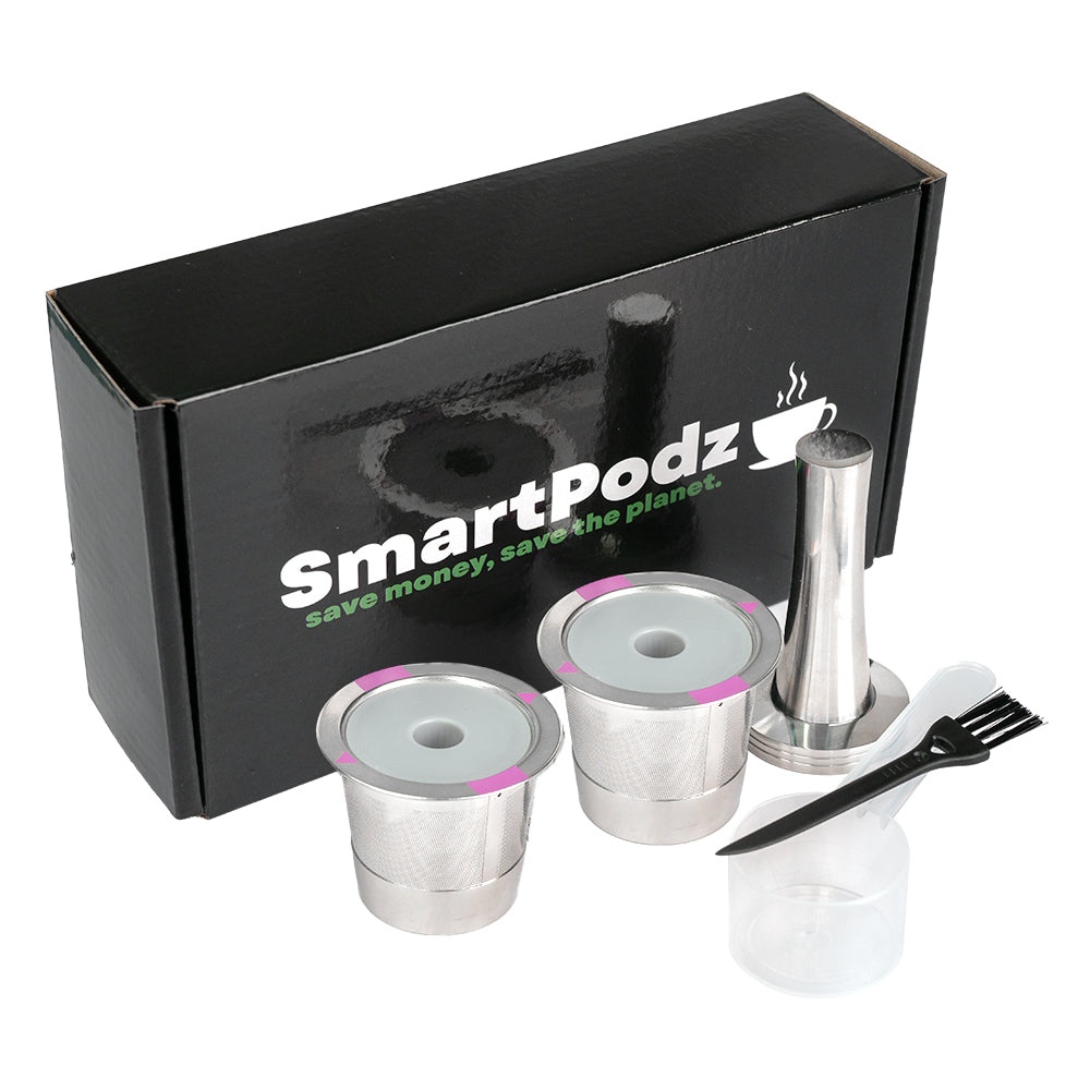 Refillable K Cups Stainless Steel Reusable Keurig Pods Eco-Friendly Coffee