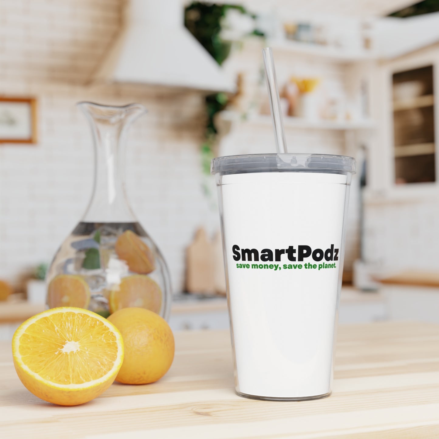 SmartPodz Tumbler with Straw Iced Coffee Cup