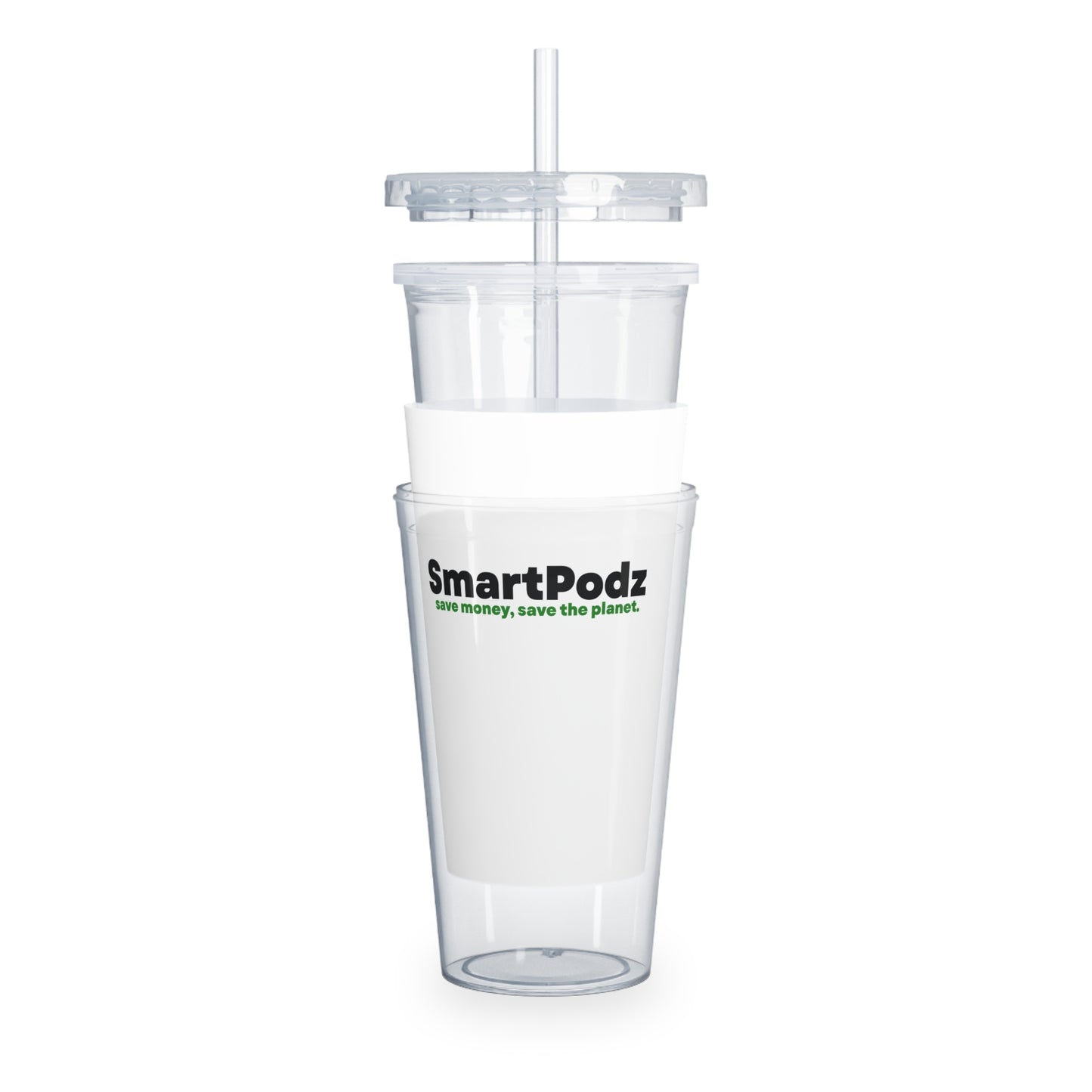 SmartPodz Tumbler with Straw Iced Coffee Cup