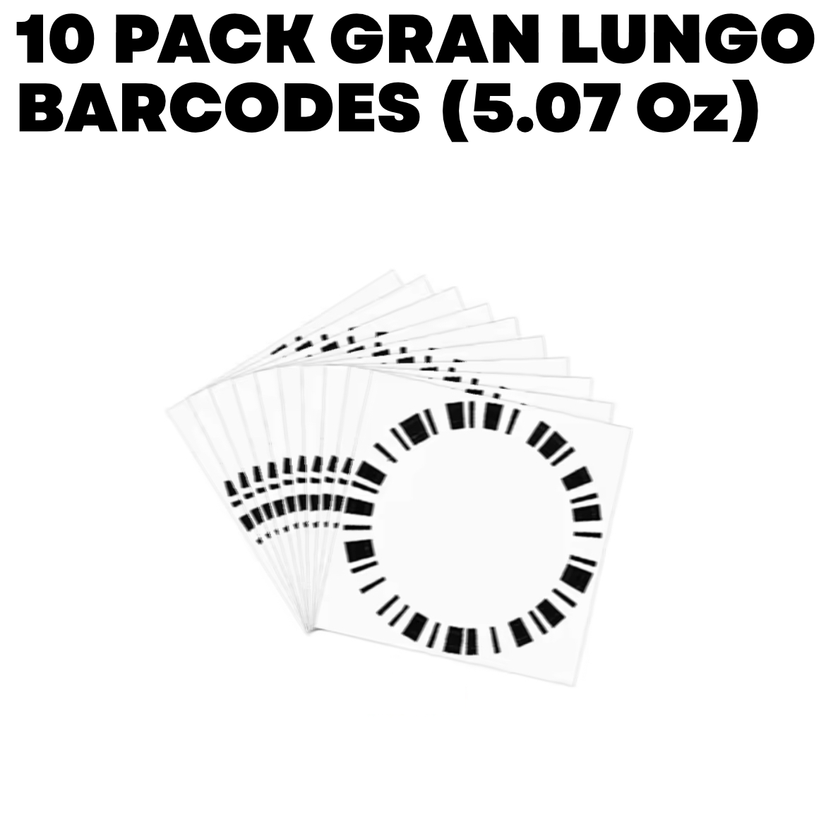 Replacement Barcode Stickers for Reusable Vertuo Pods