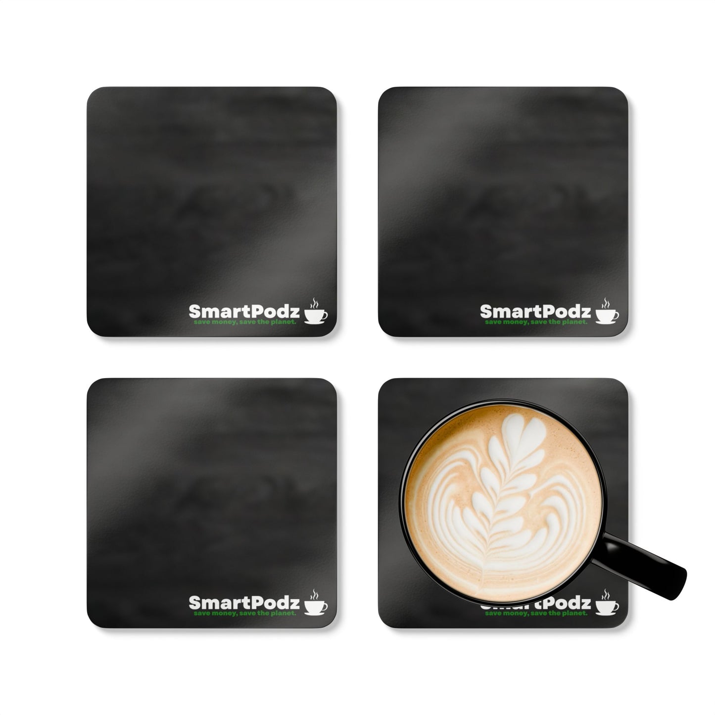 SmartPodz Cork Coaster Set