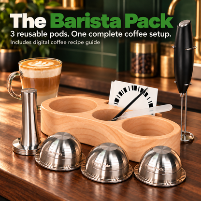 Reusable Nespresso Vertuo Pods Refillable Stainless Steel Ethical Coffee Capsules