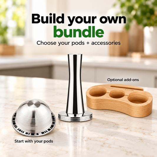 SmartPodz - Build Your Own Bundle - Reusable  Nespresso Vertuo Pods