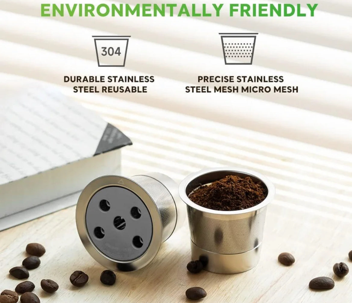 Reusable K Cups Stainless Steel Refillable Keurig Pods K-supreme Plus