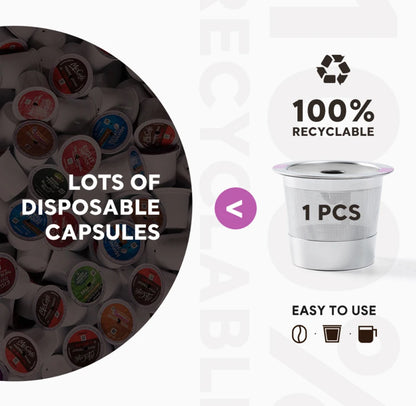 Reusable K Cups Stainless Steel Refillable Keurig Pods K-supreme Plus