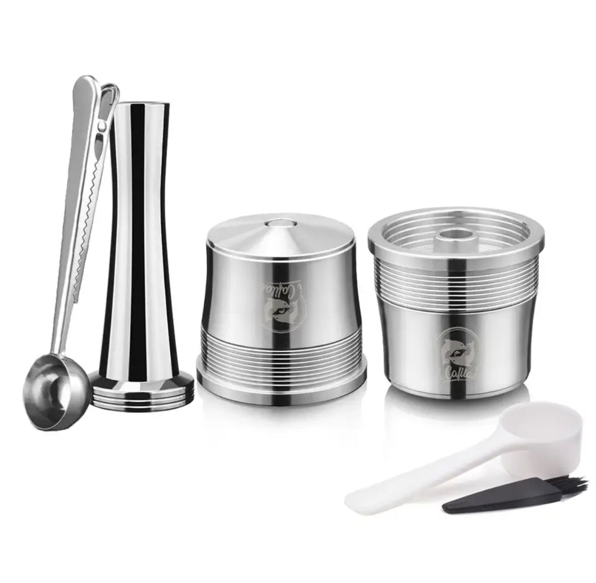Reusable Illy Stainless Steel Coffee Pods Y3 X7 Cuisinart EM 600