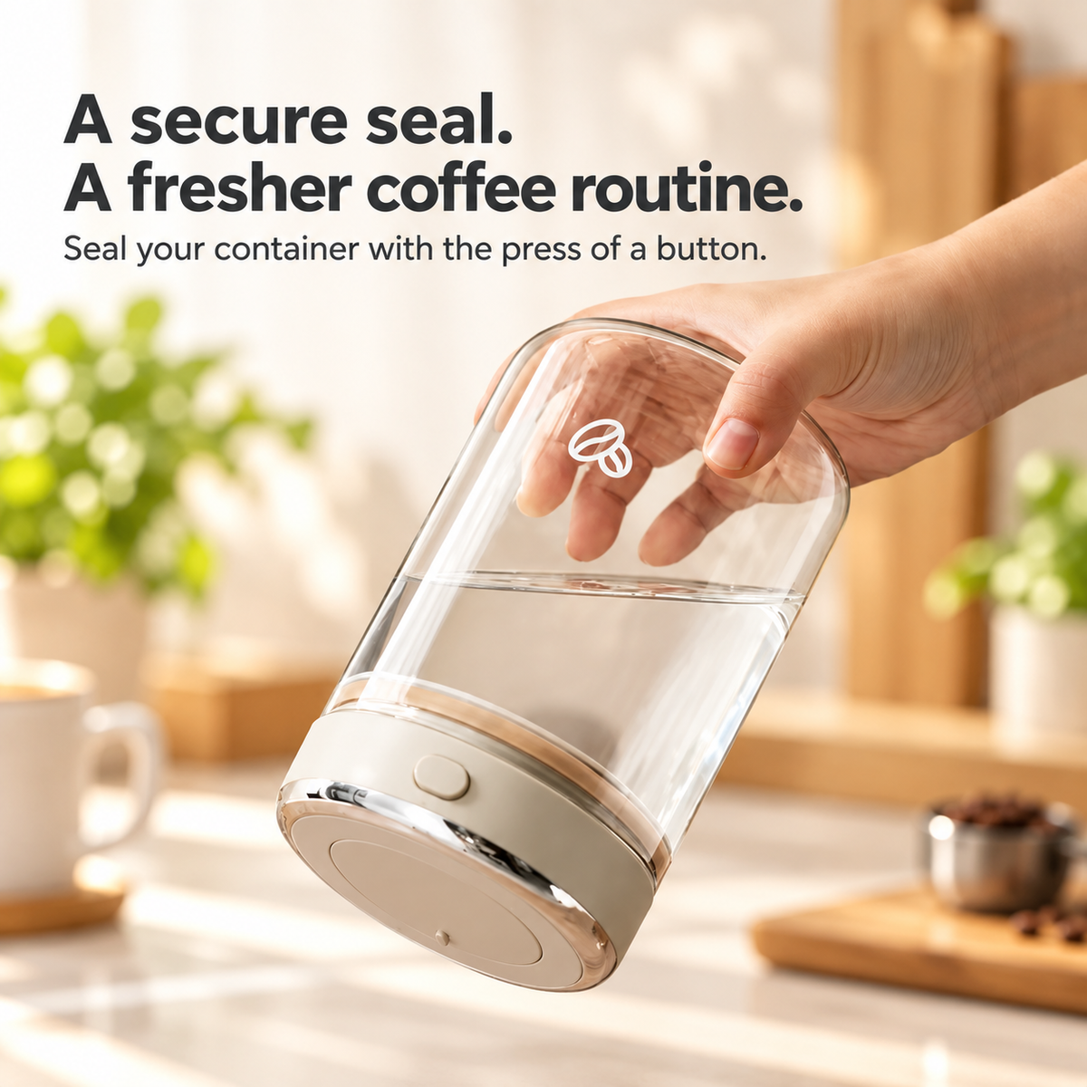 Forever-Fresh AirTight Coffee Storage Container