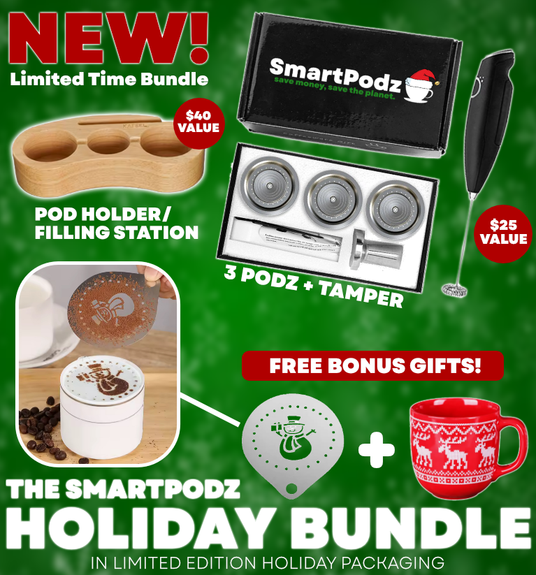 The SmartPodz Holiday Bundle - Reusable Nespresso Vertuo Pods