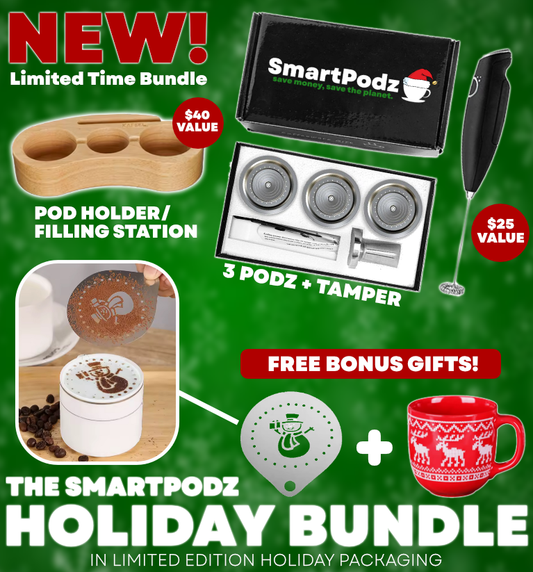 The SmartPodz Holiday Bundle - Reusable Nespresso Vertuo Pods
