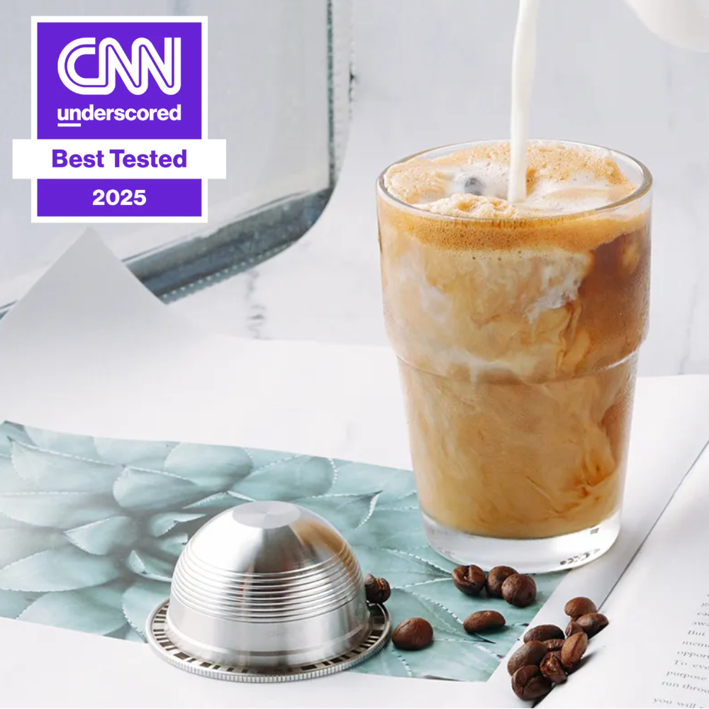Reusable Nespresso Vertuo Pods Refillable Stainless Steel Ethical Coffee Capsules