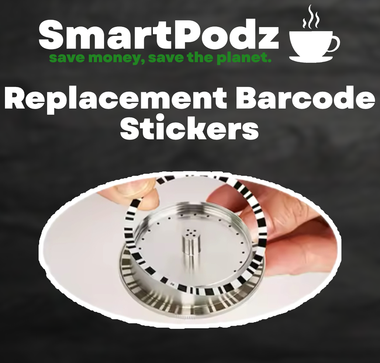 Replacement Barcode Stickers for Reusable Vertuo Pods