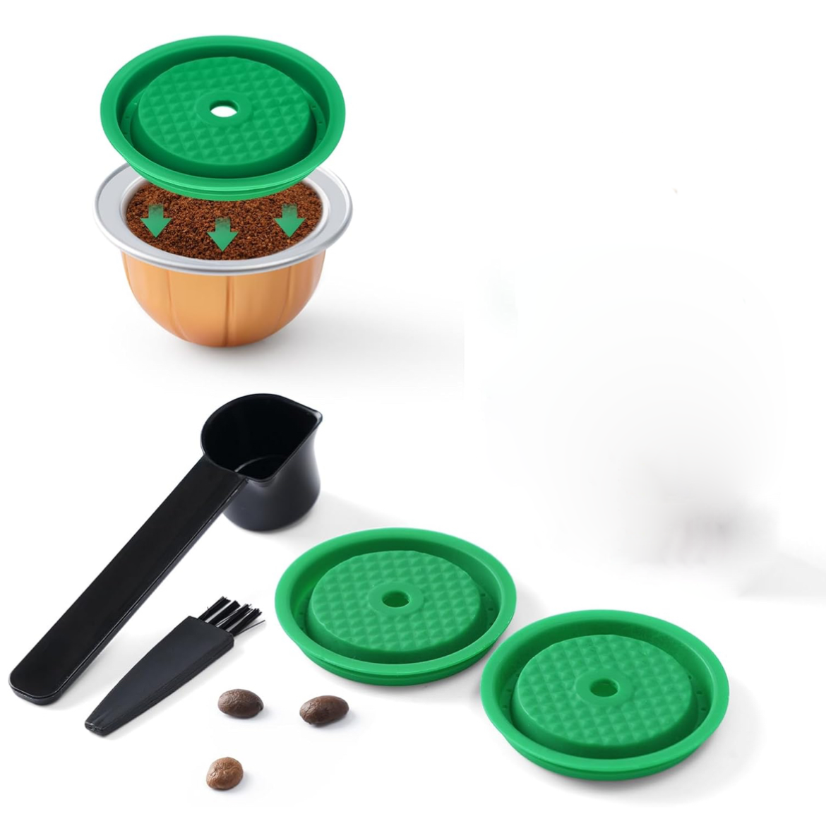 Reusable Nespresso Vertuo Pods Lid Eco Friendly Food-Grade Cover