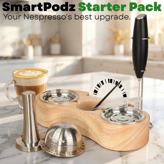 SmartPodz Starter Pack - Reusable Nespresso Vertuo Pods