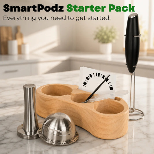 SmartPodz Starter Pack - Reusable Nespresso Vertuo Pods
